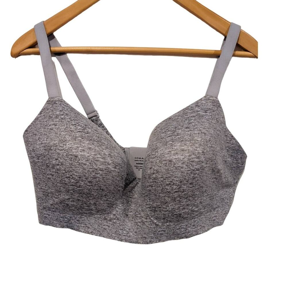 Soma Enbliss Wireless Bra Gray 40dd